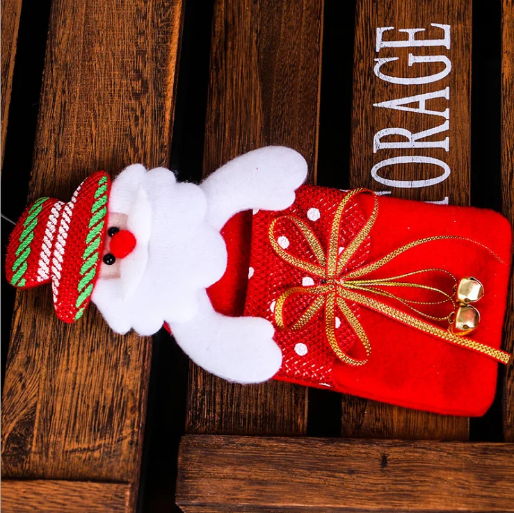 Украшения для рождественской елки дома 2017 Новый год Санта-Клаус Снеговик