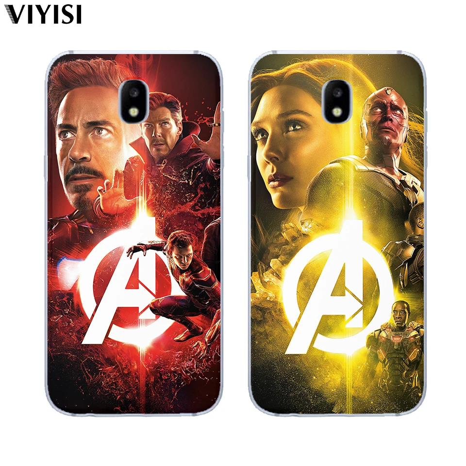 Marvel Phone Case For Samsung Galaxy s8 S9 Plus S6 S7 S10 Lite Note 8 9 Luxury Iron Man Captain America Soft silicone TPU Cover |