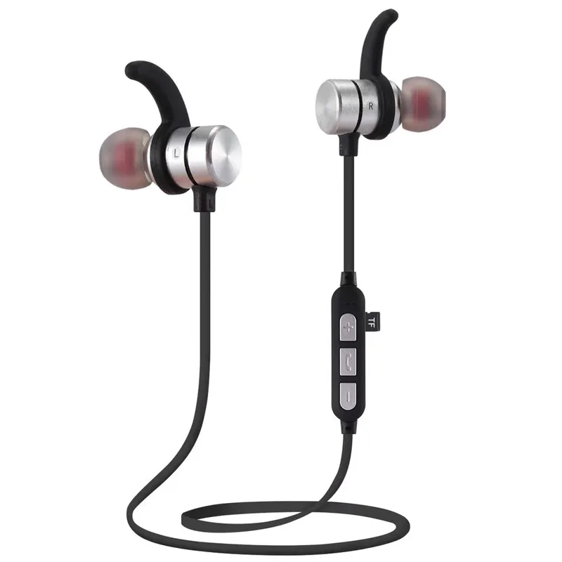 Wireless Earphones With TF In-Ear Ear Phones Bluetooth Fone De Ouvido Magnetic Attraction HiFi earphone For Mobile Phone | Электроника