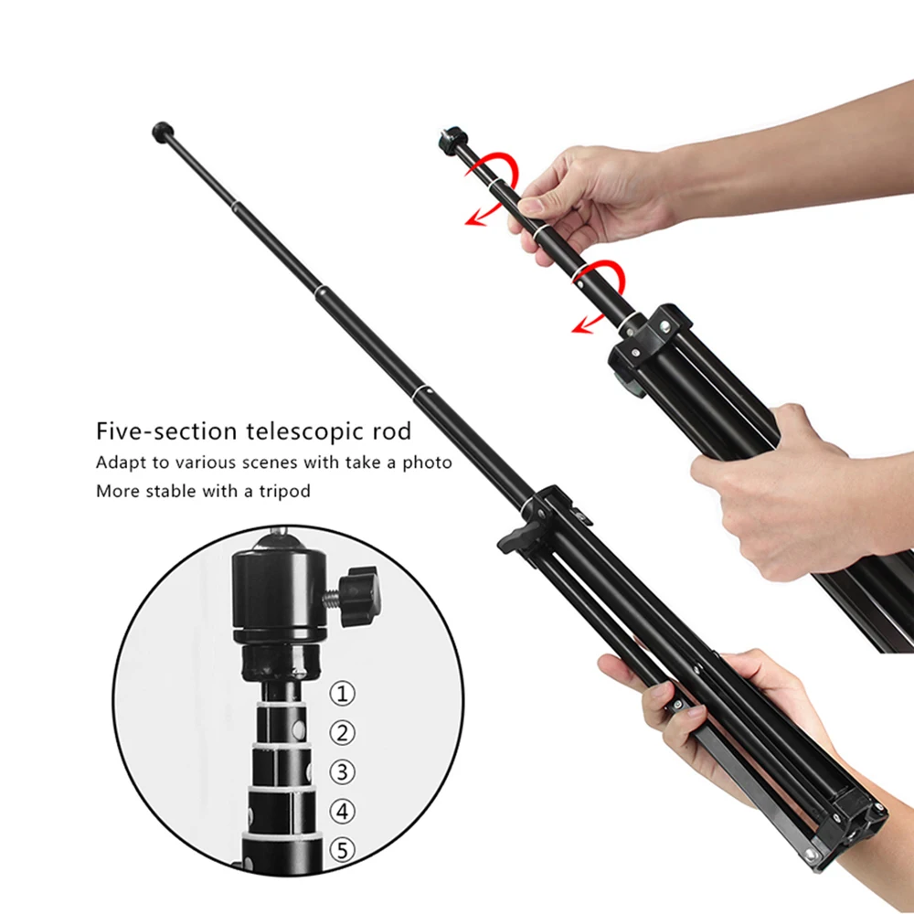 Колпак 10 дюймов светодиодный кольцевой светильник USB кольцевая лампа с штатив