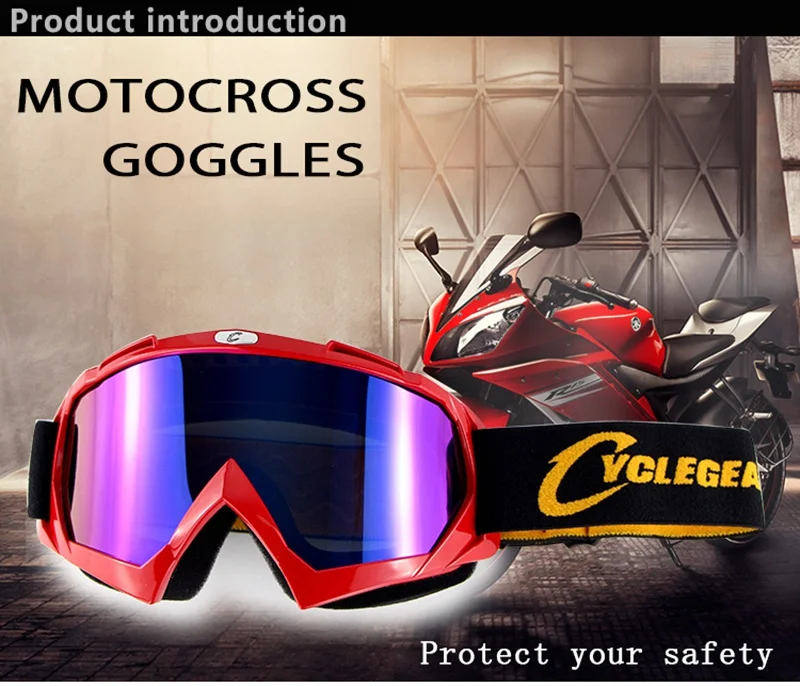 Cyclegear CG01 мотоциклетные гоночные очки Moto MX очки для мотокросса крест поле внедорожные ATV Gafas мотоциклетные солнцезащитные очки