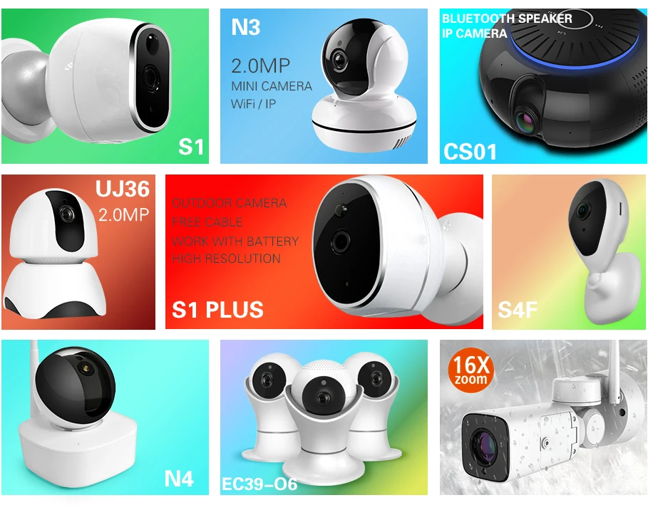 SMARSECUR белая уличная Водонепроницаемая ip-камера 1080P Full HD 16X объектив с регулировкой Зума