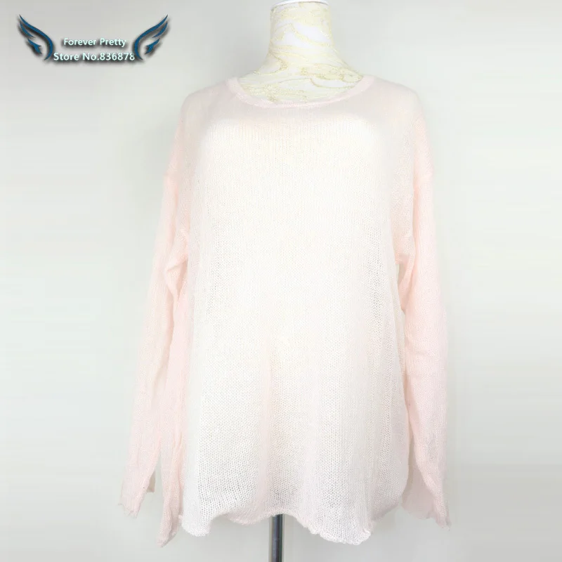 Европейский Стиль женская одежда Классический бренд свободные Ангел свитер с