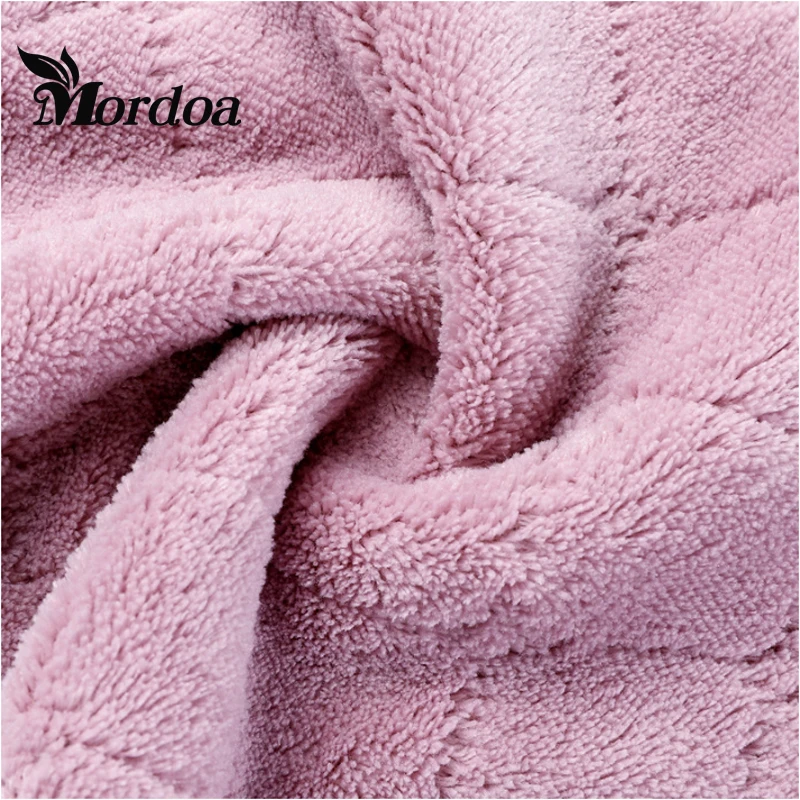 

Kitchen coral velvet dish towel rag non-stick oil double-layer printing dish cloth double-sided absorbent thickening scouring