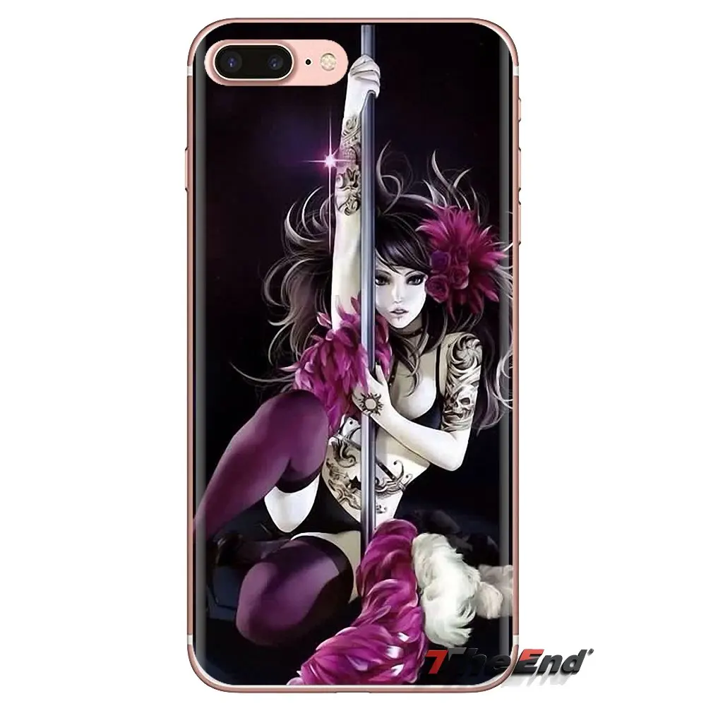 Мягкие чехлы для Sony Xperia Z Z1 Z2 Z3 Z5 compact M2 M4 M5 C4 E3 T3 XA Huawei Mate 7 8 Y3II Pole dance Fitness Live |