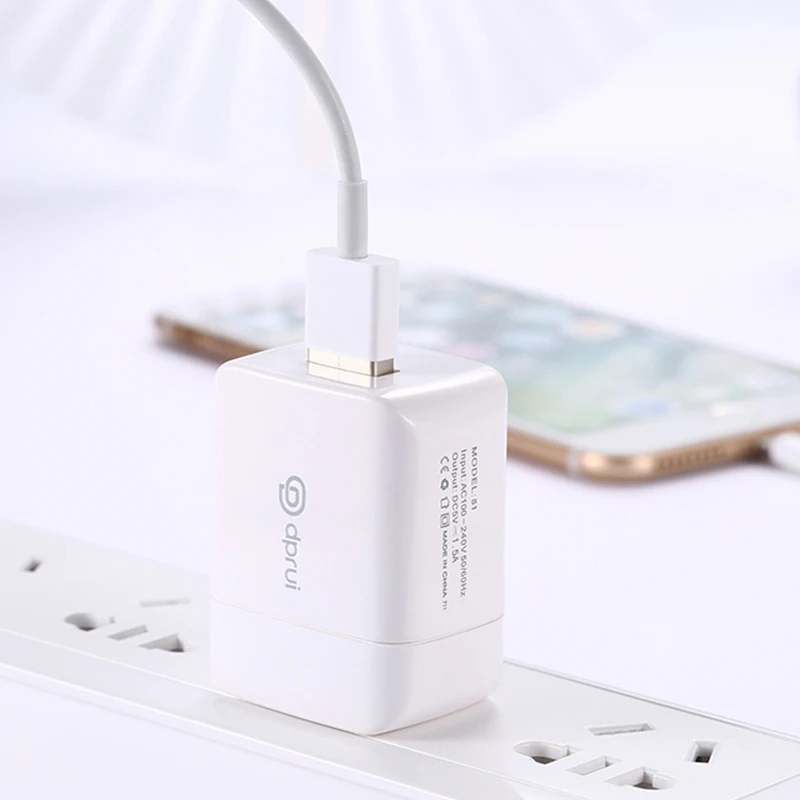 DPRUI 2018 качество Новый USB зарядное устройство для iPhone iPad samsung адаптер 5 В в/1.5A