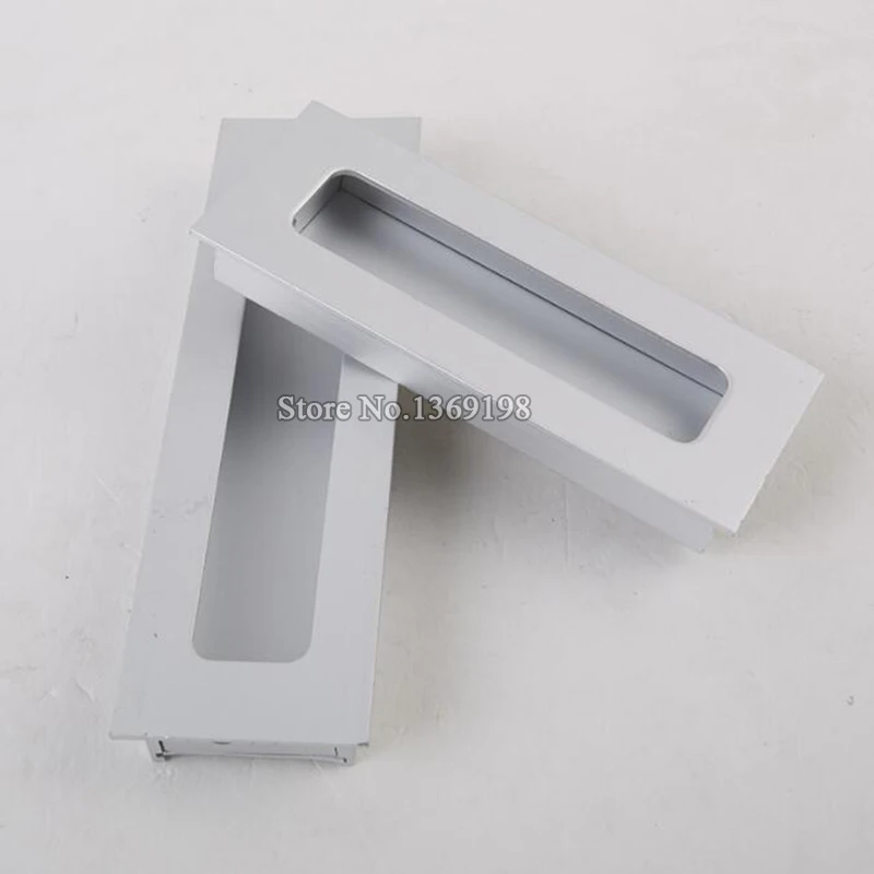 

Hot 10PCS Cabinet Handles Hidden Recessed Pulls Cupboard Wardrobe Drawer Concealed Handle Sliding Door Handles and Knobs