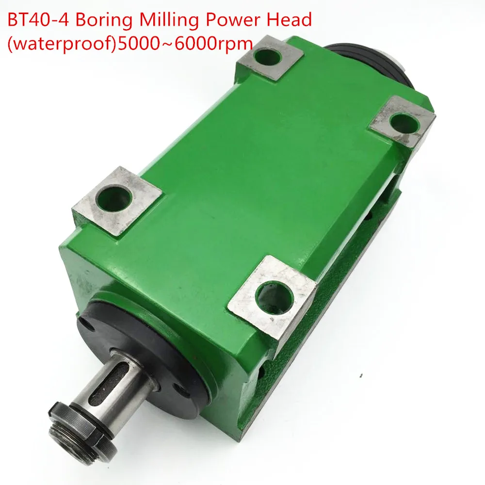 BT40-4 BT40 патрон 3000 Вт 3 кВт 4 л.с. мощная головка для резки/расточки/фрезерного станка токарный станок головка шпинделя Макс. 3000-6000 об/мин высокая скорость - Цвет: BT40-4