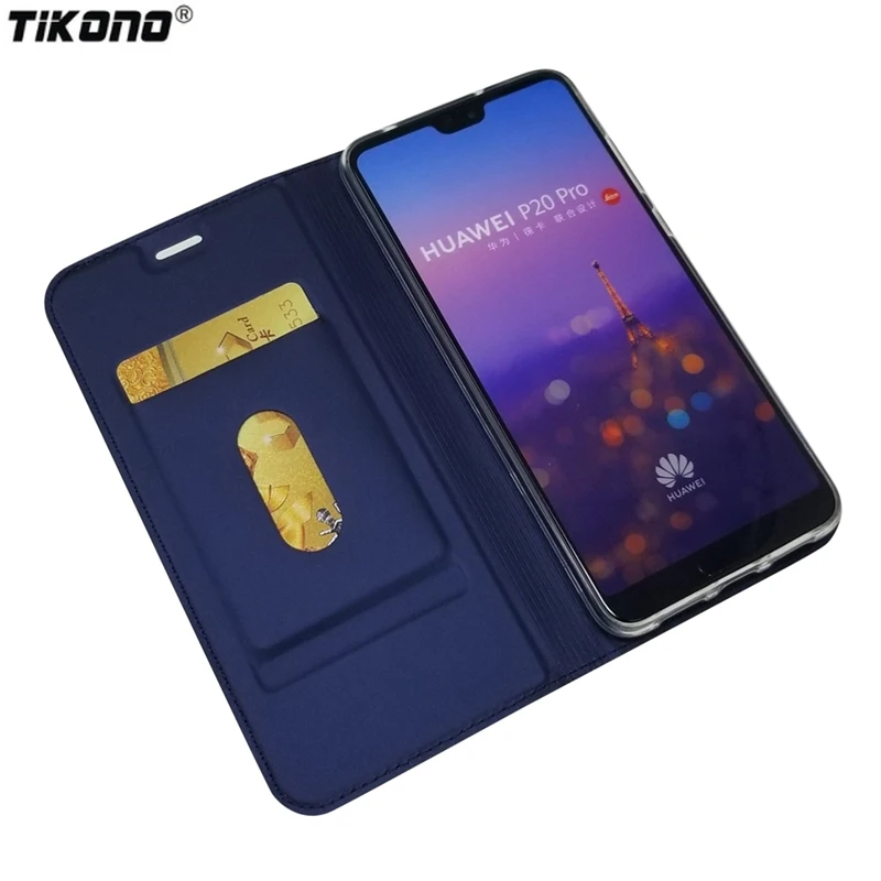 Роскошный кожаный чехол для Huawei P20 Lite чехлы откидной Чехол бумажник Pro телефона