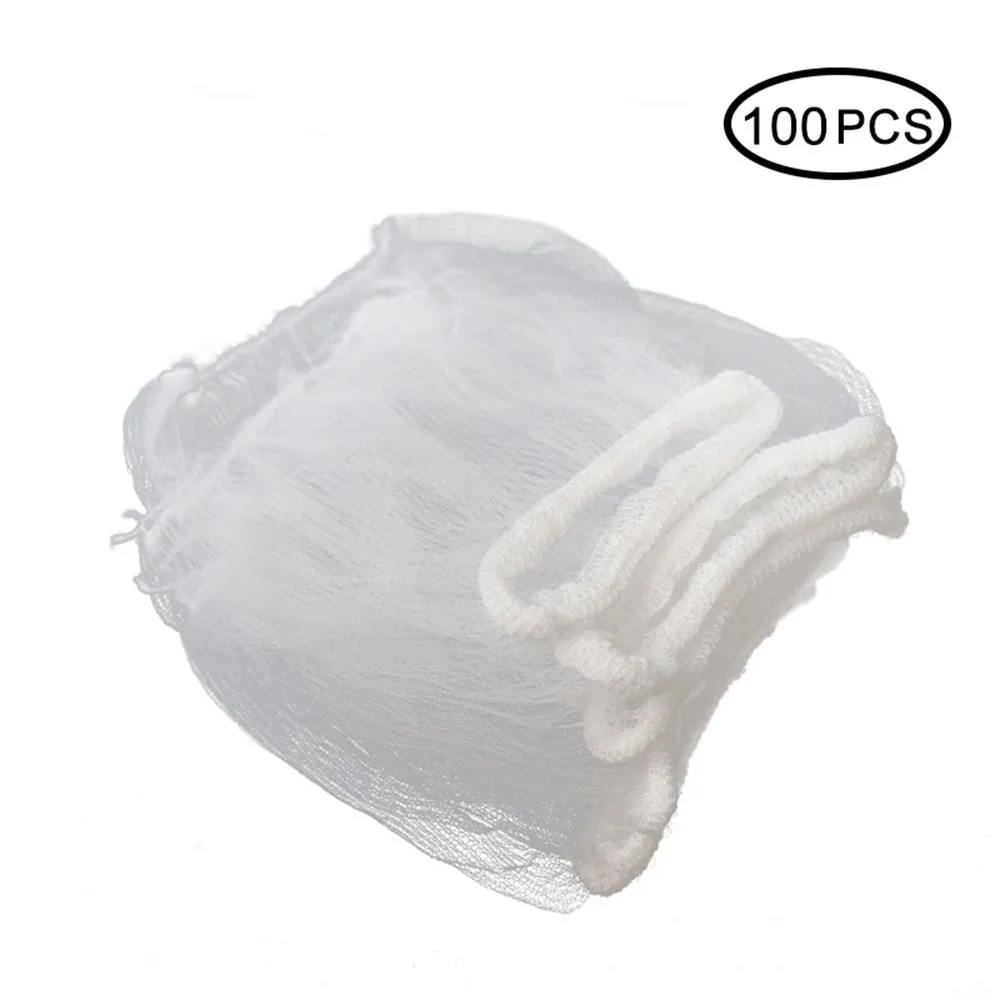 100 pcs 100/50/30 шт. Кухня раковиной фильтр раковина сливное отверстие для мусора мешок-сито высокопробная арматурная сетка, фильтр грубой очистки, одноразовый мешок для мусора фильтр мыть сумка-бассейн - Цвет: 100 pcs