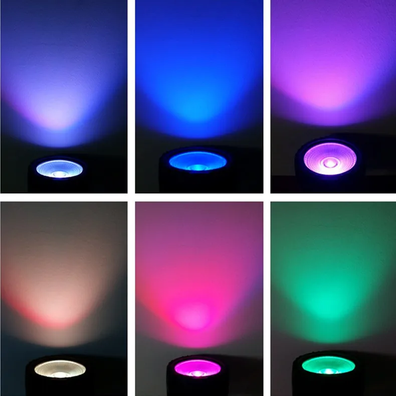 LED Par Lights with Super Bright 30W COB RGB Tricolors Can by Remote DMX Control for Stage Lighting Church Wedding DJ Ligh | Лампы и
