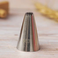 363 open star piping nozzle small size cake decorating pastry icing tips bakeware kitchen cookies tools stainless steel