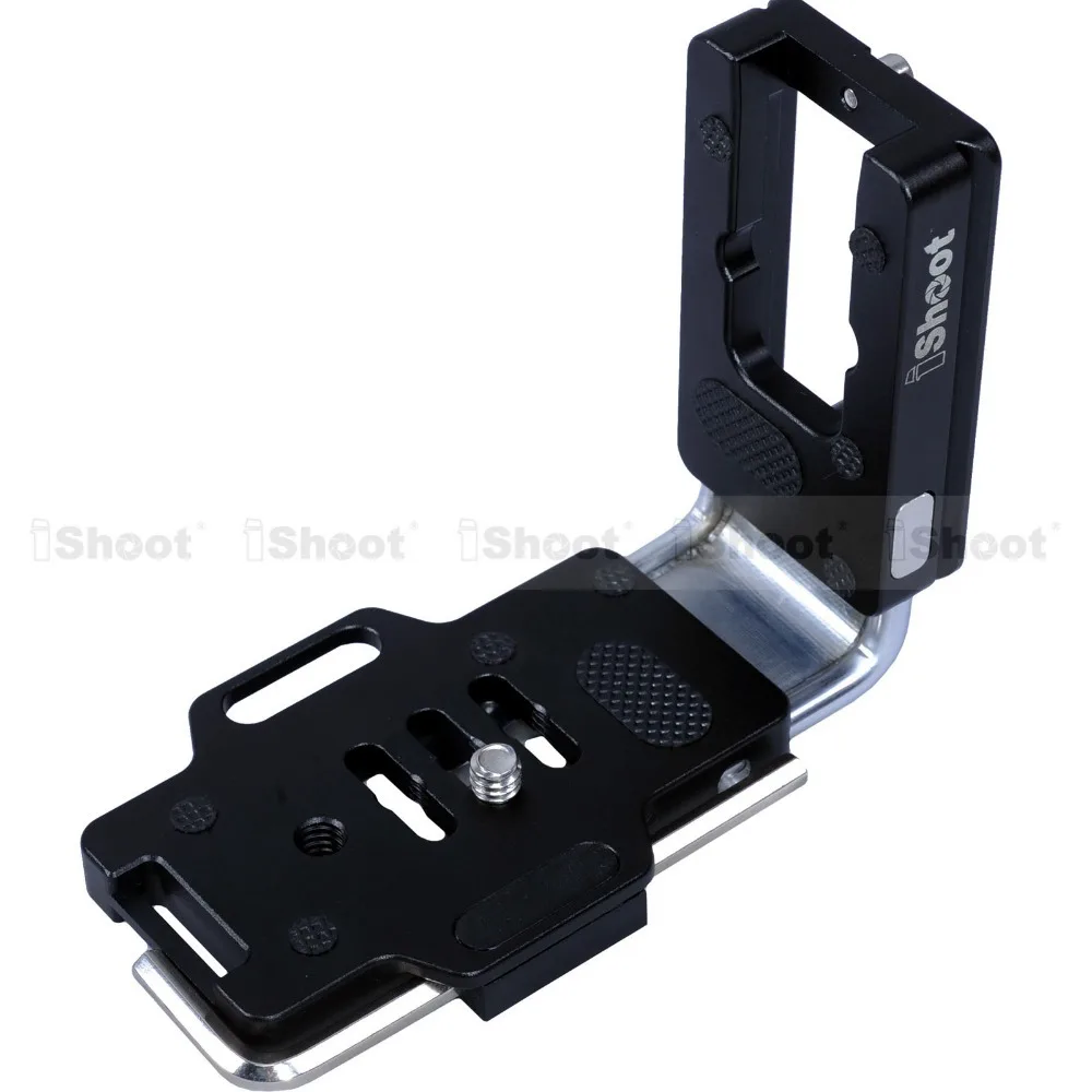 Adjustable L-Shaped Vertical Quick Release Plate Camera Bracket Holder Grip for Olympus E-1 E-3 E-5 E-10 E-30 E-50 Arca Ballhead |