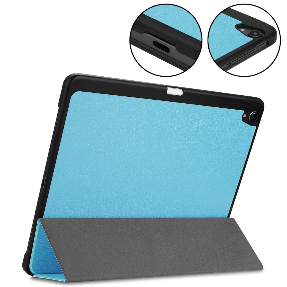 Tablet Case For iPad Pro 11 inch 2018 Slim Shell Smart Stand Cover with Auto Sleep/Wake Leather pen holder | Компьютеры и офис