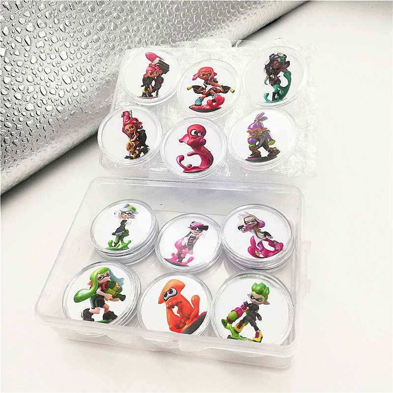 Полный набор 16 шт Splatoon2 NFC коллекция карт игра монета для Amiibo модель карты типа NS