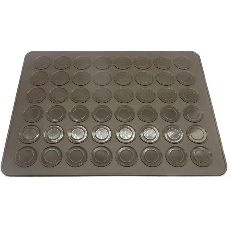48 полости Макарон силиконовый коврик для выпечки украшения Глазурь горшок с 5