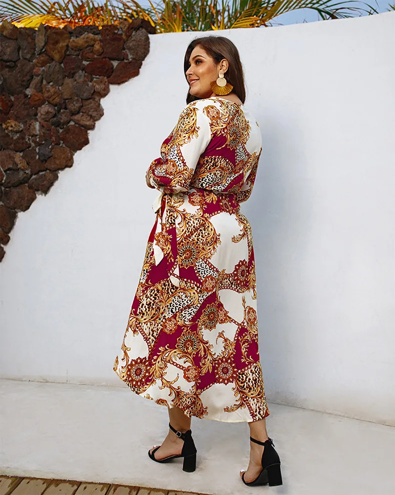 Платье с длинным рукавом и треугольным вырезом|Женские платья| |