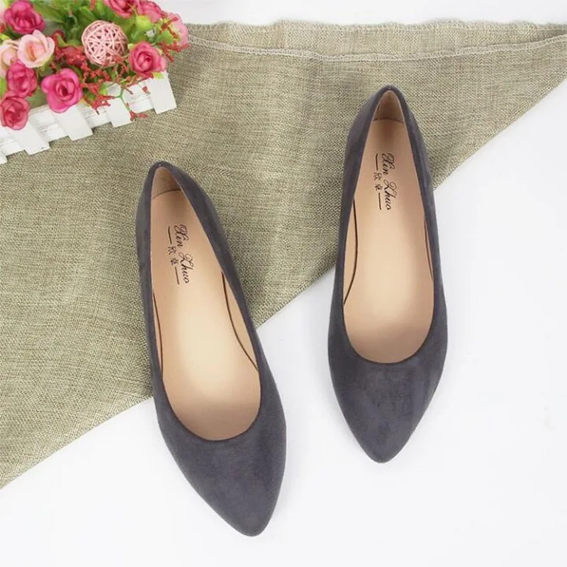 Free Shipping 2021 New Arrival Spring and Autumn Women's Loafers Pointed Toe Women Flat Heel Shoes Boat Shoes Casual
