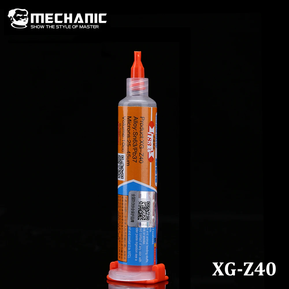 Механика BGA паяльного олова паста XG Z40 флюс паяльной пасты пайки оловом Крем Шприц