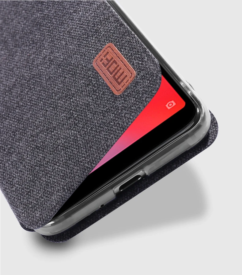 Чехол для Xiaomi Redmi 6A, Redmi 6, откидная крышка, тканевый силиконовый Жесткий противоударный чехол, подставка, capas MOFi, чехол Redmi6 Pro