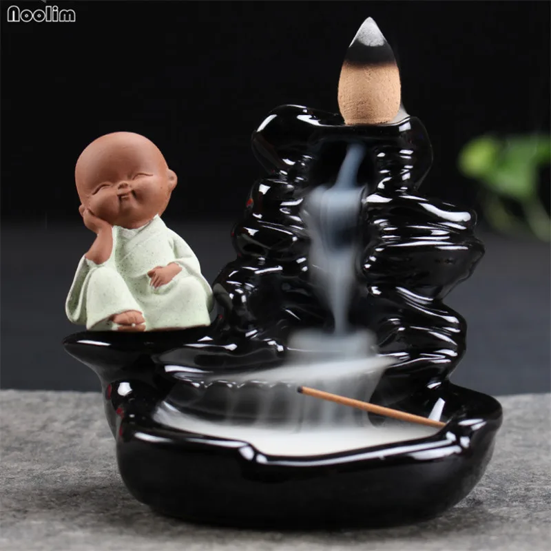 Поджигатель для благовоний Little Monk Backflow домашний Декор дома офиса керамический