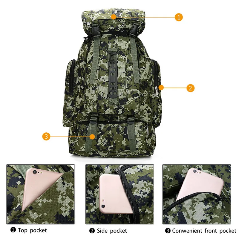 Littihing Открытый Военный Рюкзак Molle сумки походный рюкзак Кемпинг путешествия треккинг рюкзаки Прямая