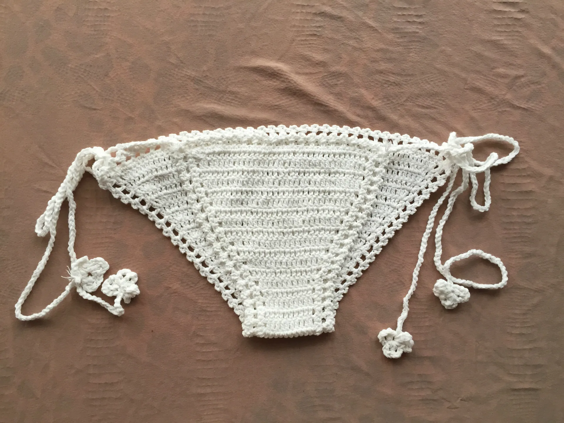 Женское винтажное трикотажное нижнее белье ручной работы летние бикини из