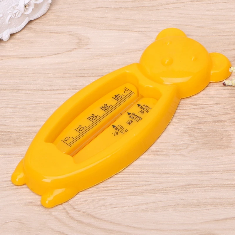 Плавающий Детский термометр с милым медведем плавающий детский пластиковый