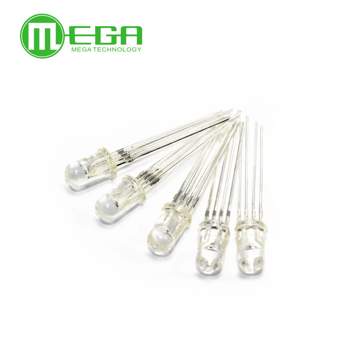 

1000pcs Multicolor 4pin 5mm RGB Led Diode Light Lamp Tricolor Round Common cathode LED 5 mm Light Emitting Diode