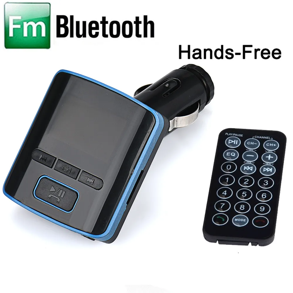 Двойной USB зарядное устройство LCD автомобильный комплект MP3 Bluetooth fm передатчик с
