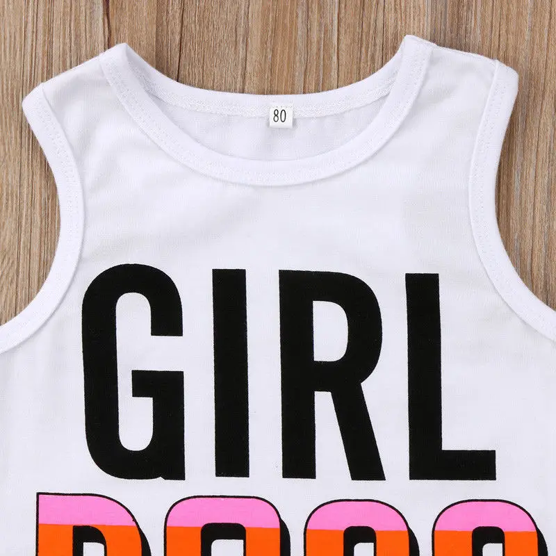 Мода 2019 для новорожденных милая детская футболка жилет топы и фотография 2