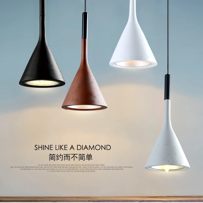 

Modern Pendant Lights Dining Room Art Pendant Lamps Hanging Lamps Restaurant Bar Cafe Home Lighting Iron