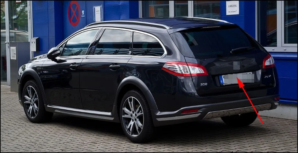 AUTONET HD камера заднего вида ночного видения для peugeot 508 SW 508 RXH 508sedan 2011~ /оригинальная камера с отверстием/номерной знак