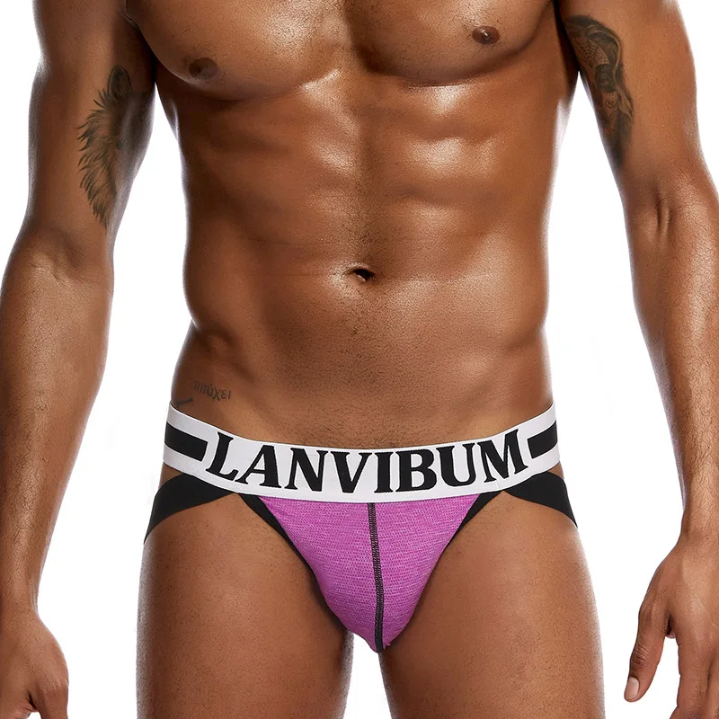 Sexy Men's Jockstrap Thong Male Underwear Soft Tanga Hombre Fashion G-String Men Solid Cueca Gay shorts Briefs Bikini vetement |