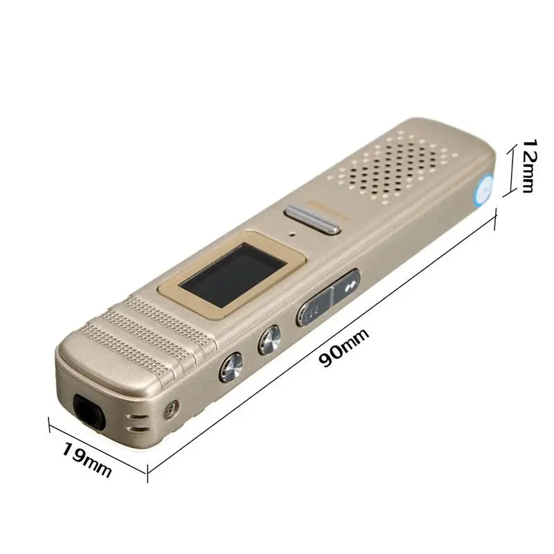8 ГБ диктофон стерео запись Цифровой диктофон портативный mp3-плеер привод Grabadora de voz