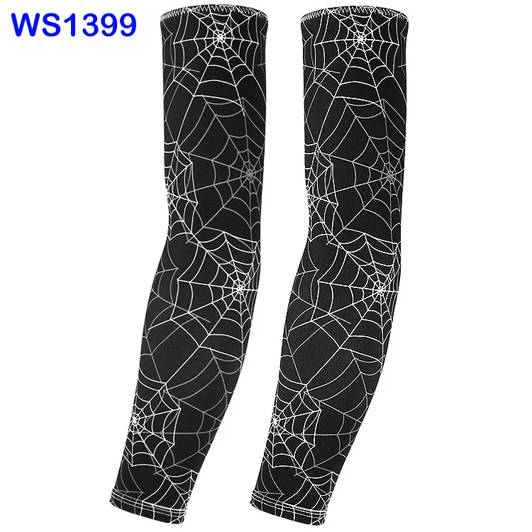 WS1399 Мужские Гетры WildSurfer для езды на велосипеде, тату-рукава для женщин, для бега, защита от солнца, охлаждающий рукав, баскетбольный, спортивный рукав FS55 - Цвет: WS1399