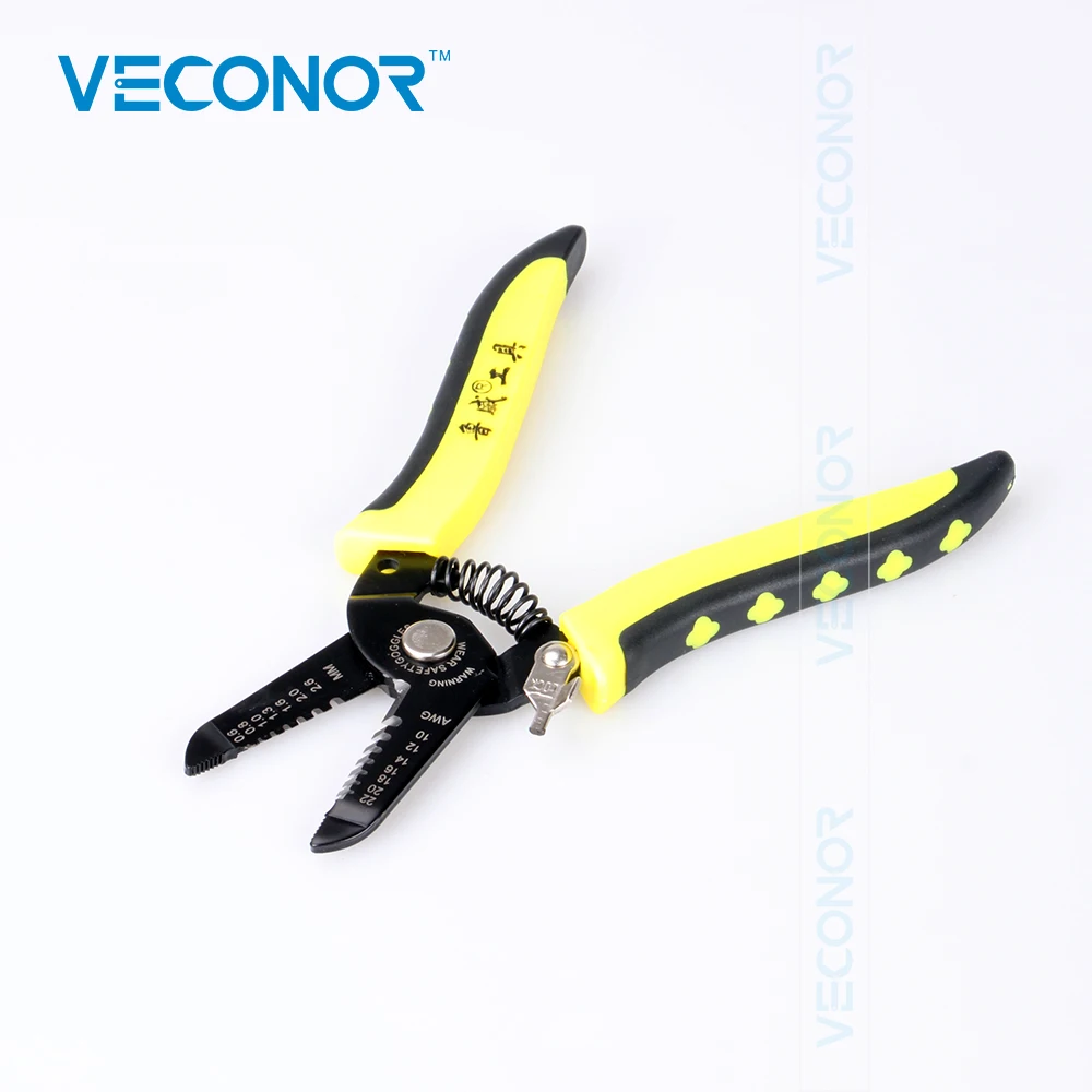 10-22 AWG Copper Cable Hardened Steel Wire Stripper Plier