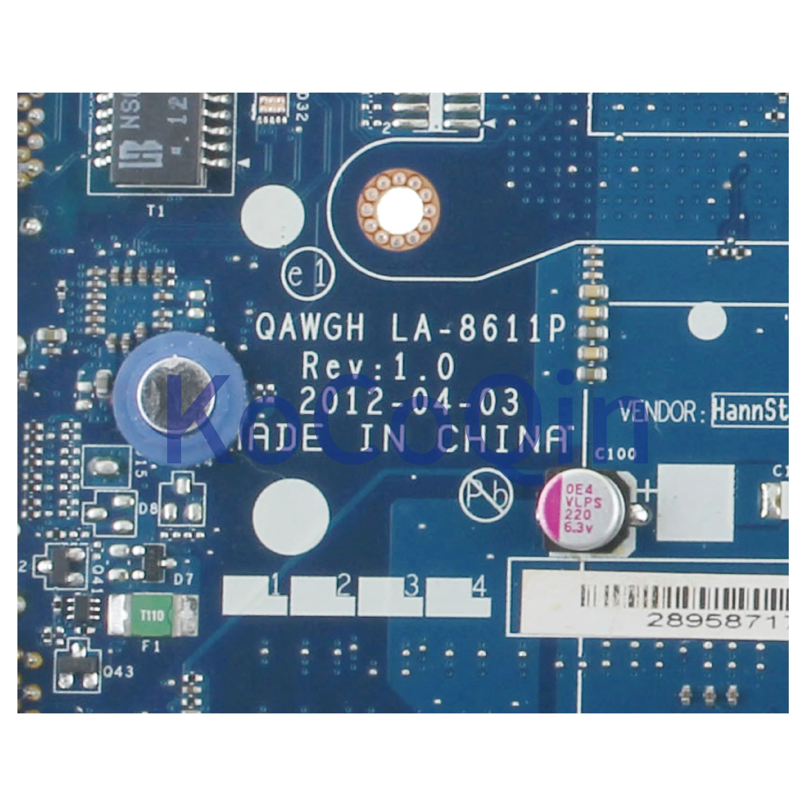 KoCoQin материнская плата для ноутбука Lenovo P585 G585 N585 QAWGH LA 8611P 90000420 AMD|Материнские платы