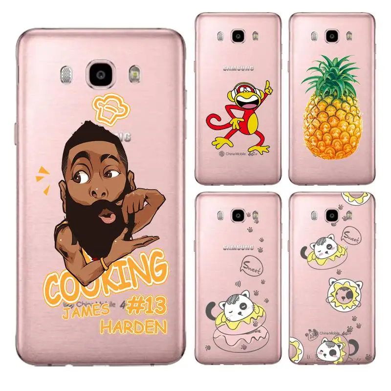 Мягкий прозрачный чехол принцессы из ТПУ для Samsung J3 J5 J7 S6 S7 S8 note8 A3 A5 C7 J2prime с принтом