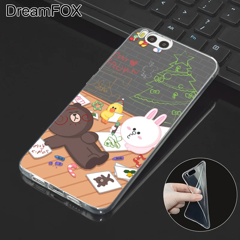 DREAMFOX L515 милый модный Мягкий силиконовый чехол с рисунком из мультфильма TPU