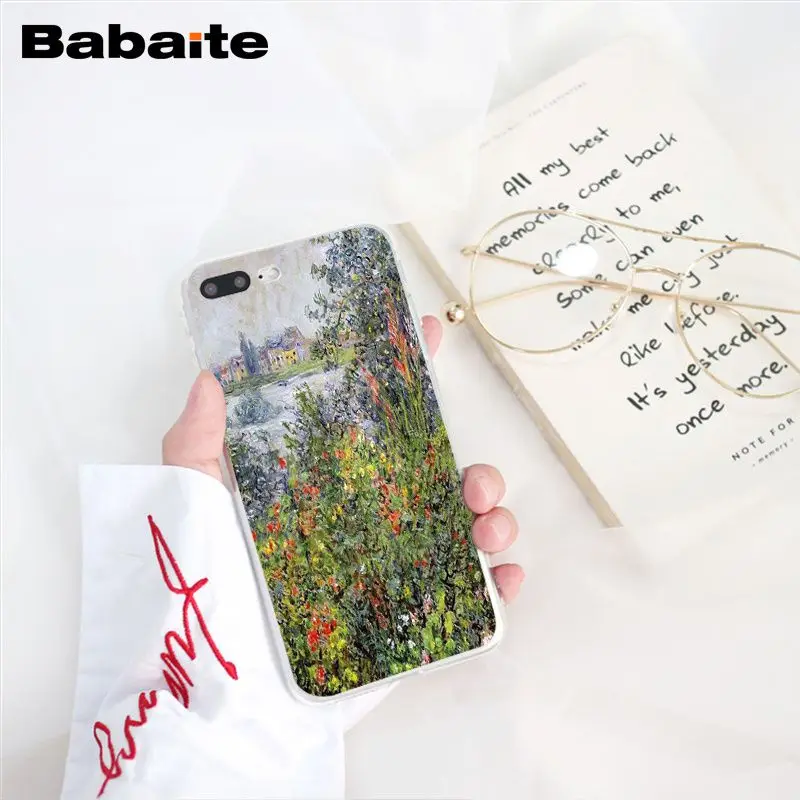 Babaite Клода Мона картина маслом Подсолнух чехол для телефона для iphone 11 Pro 11Pro Max X XS MAX 6 6s 7 7plus 8 8Plus 5 5S SE XR