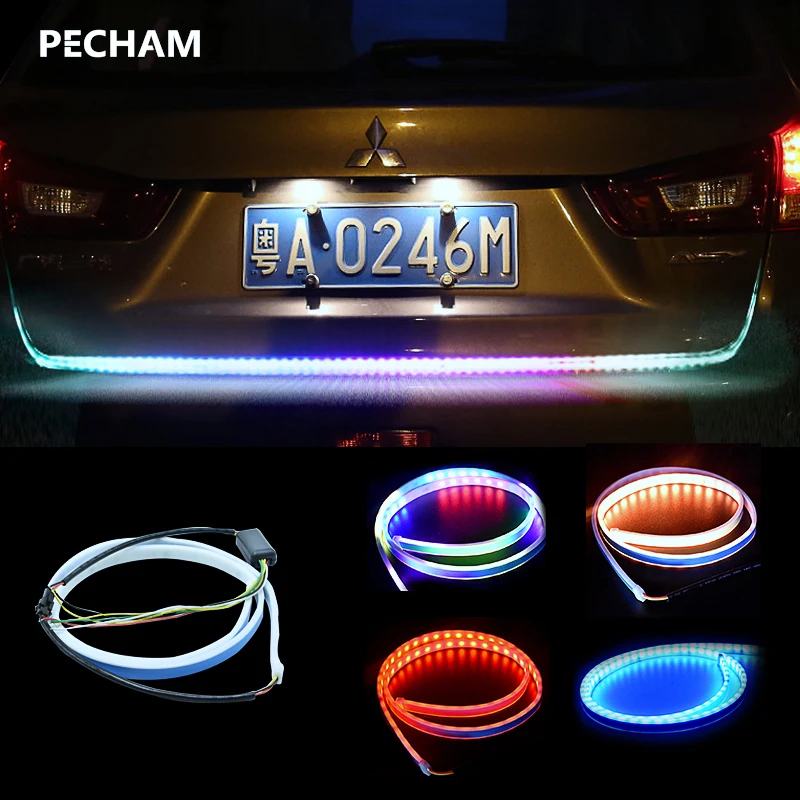 Pecham автомобильный Стайлинг RGB ходовая часть плавающий светодиодный динамический