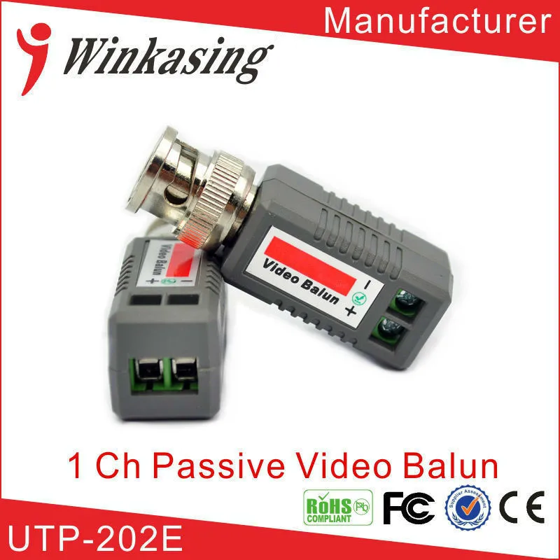 10 ps/5 пар CCTV UTP передатчик с витой парой пассир Видео балун для камеры DVR|video balun|twisted