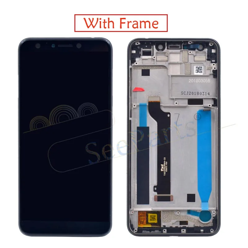 Для 6," Asus ZenFone 5 Lite 5Q X017DA lcd ZC600KL S630 SDM630 lcd дисплей кодирующий преобразователь сенсорного экрана в сборе для Asus ZC600KL lcd