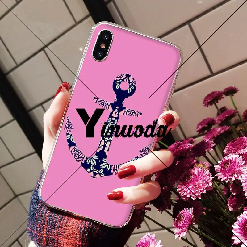 Yinuoda ретро морской якорь дерево лодка море телефон аксессуары чехол для Apple iPhone 8 7