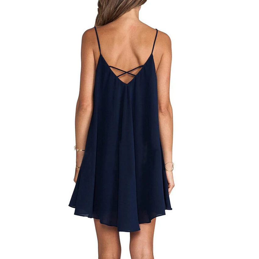 Vestidos женское летнее платье без рукавов купальник бикини сексуальные шифоновые