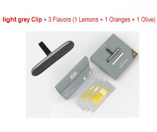 Xiaomi MIJIA G-Uildford Car Exhaust Air Incense Diffuser Eliminate Odor Mijia Intelligent Gas Freshener Plant Extract Perfume - Цвет: light grey Full kit