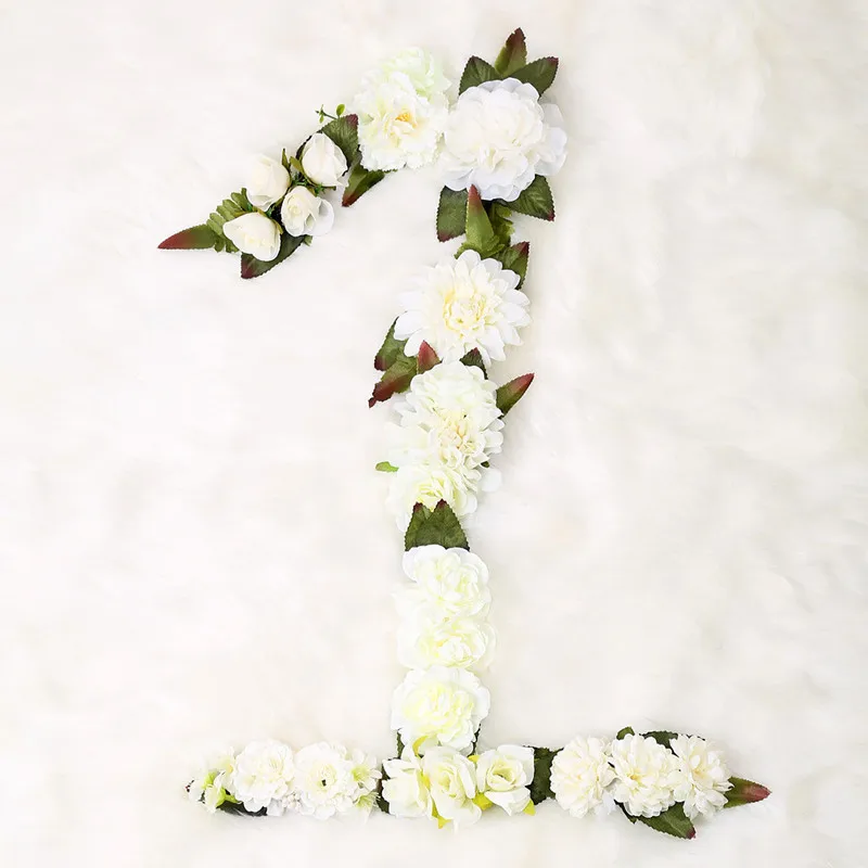 Babyshower для мальчиков и девочек искусственные цветы реквизит фотосессии декор