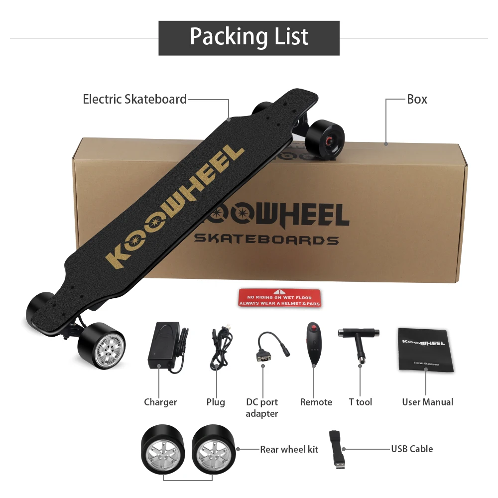 Koowheel 2 го поколения Электрический Лонгборд 4 колеса самобалансирующиеся скутеры