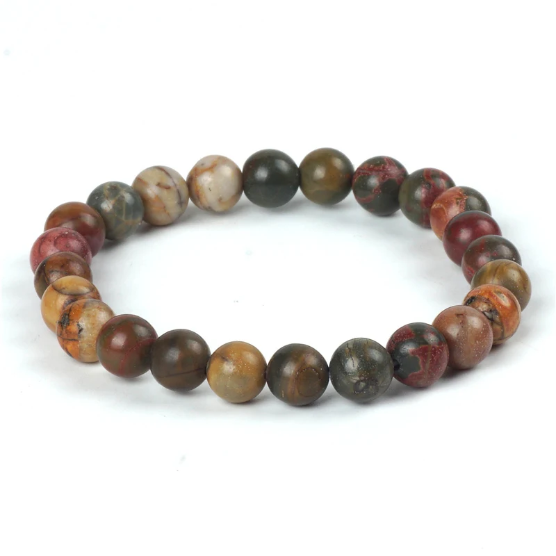 Оригинальный браслет из кровяного камня в африканском стиле Бешеные кружевные